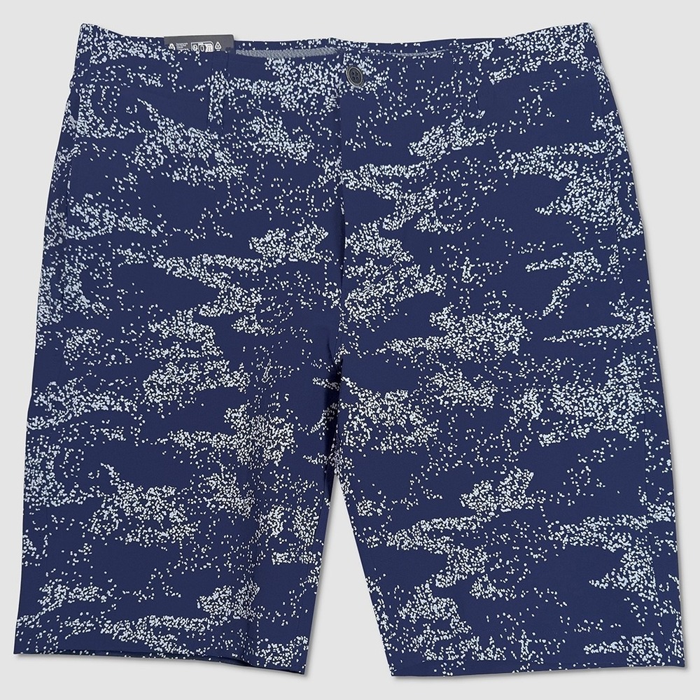 Under Armour Golf Printed Shorts - NWT Mens Size 36 Navy / White - #49916-M9